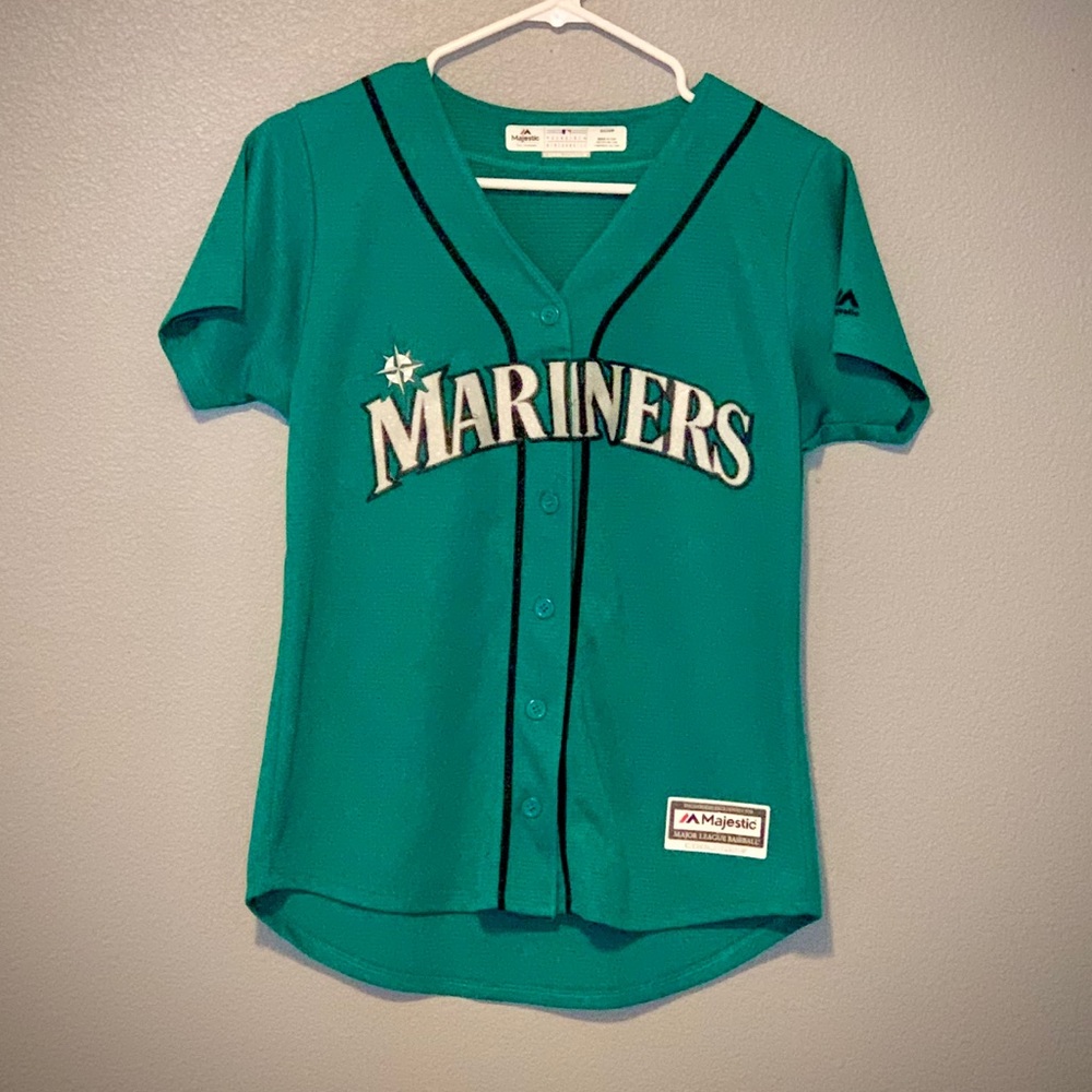 Mariners Women’s Teal Baseball Jersey
